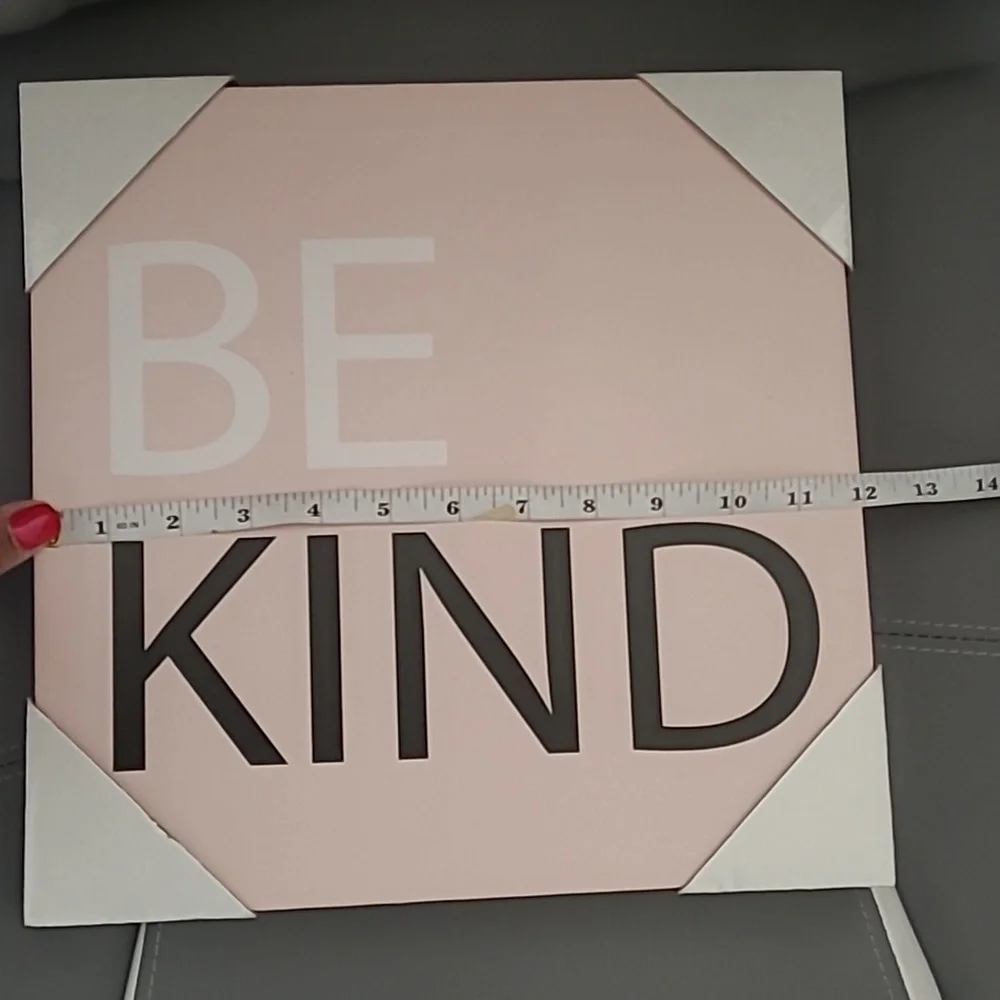 💕NWT BE KIND Wall Art💕12x12